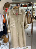 shirt dress — ha ha109
