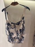printed top/tailored