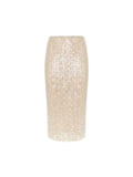 Sequin Pencil Midi Skirt
