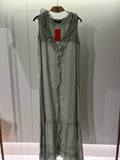 Linen Gauze Dress/Resort