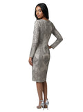 Silver Baroque Beaded Column Midi