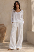 The Portofino Linen Blouse