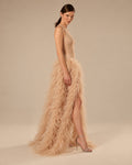 The Amara Feather Gown
