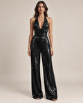 The Rosette Sequin Jumpsuit