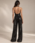 The Rosette Sequin Jumpsuit