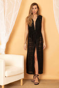 Aelia lace maxi kimono