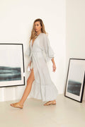 hermione frill maxi kimono