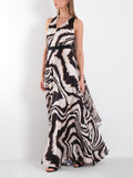 Satin Maxi Size Dress