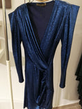 blue night dress