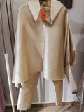 plain gold set with trouser