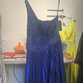 Blue half
