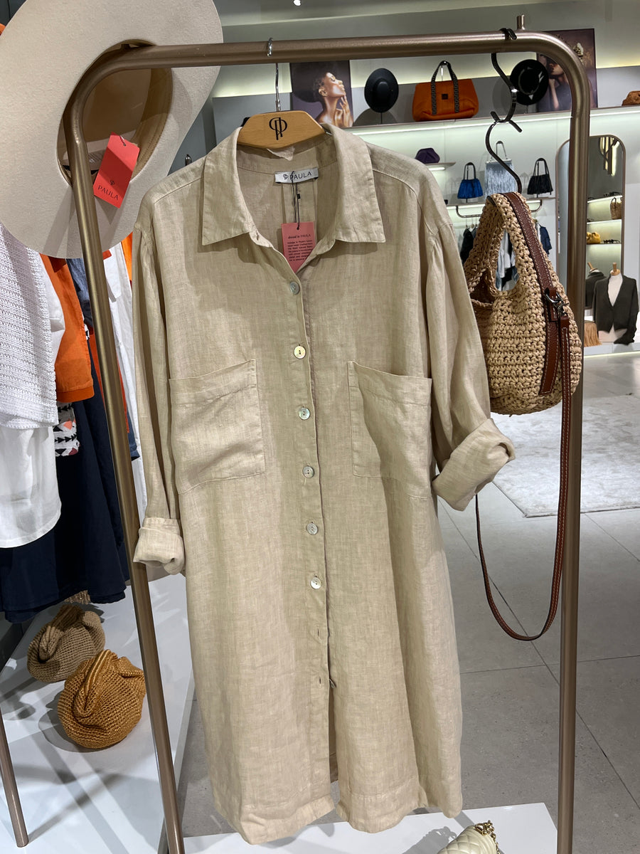 shirt dress — ha ha109