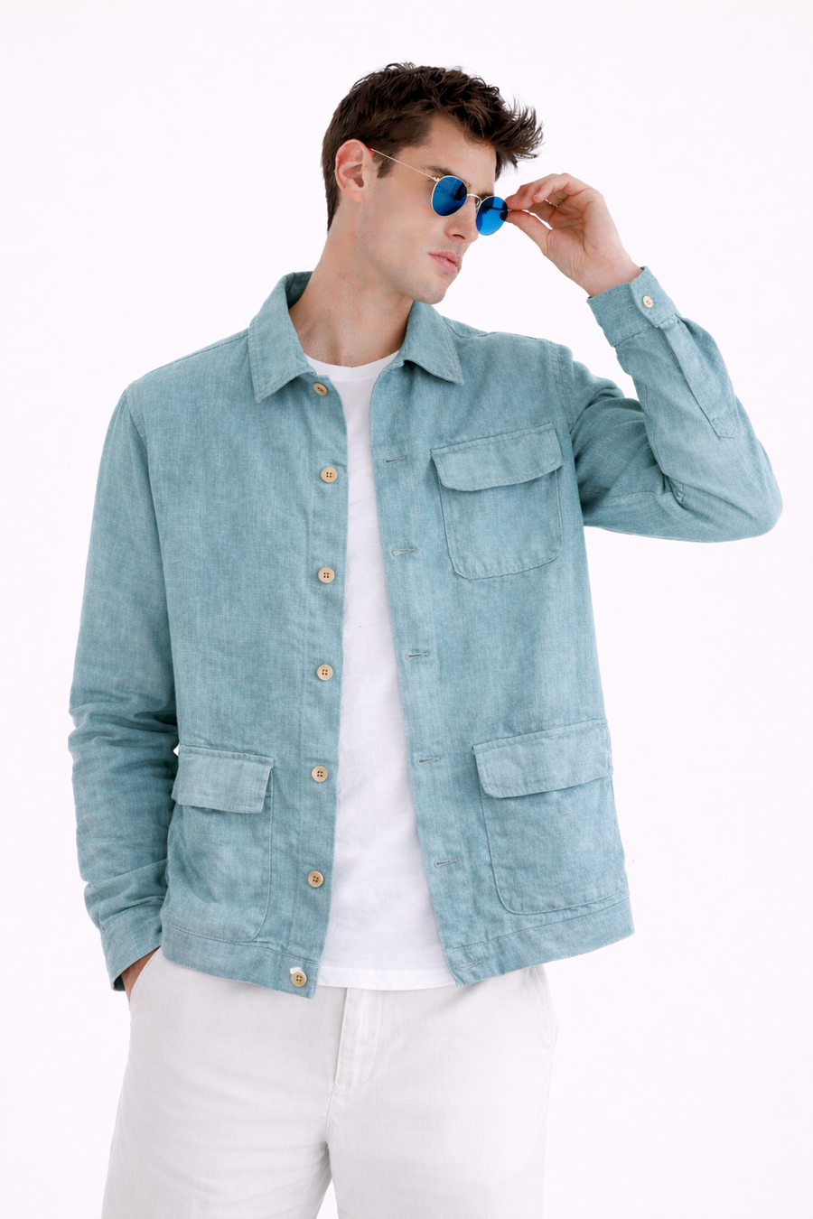 linen jacket/men
