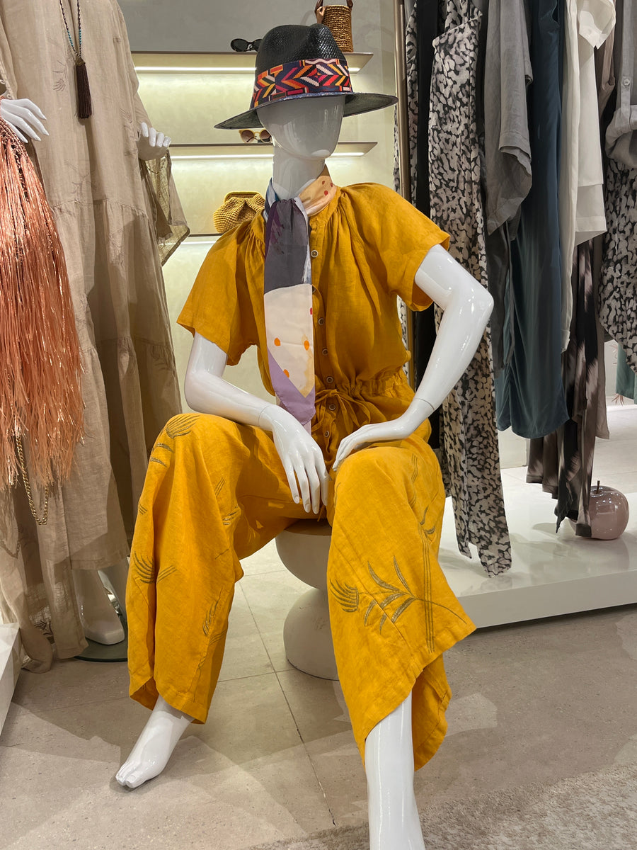 Embroidered Jumpsuit/Resort