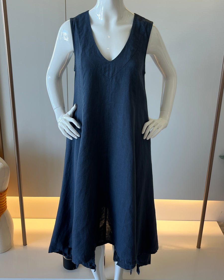 linen dress — paula pj047