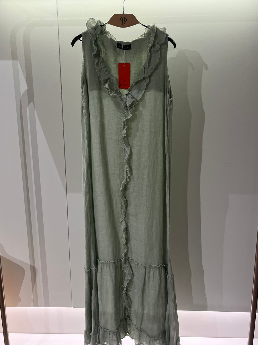 Linen Gauze Dress/Resort