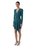 Teal Shimmer Wrap Mini