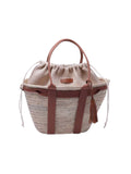 The Riviera Drawstring Basket Tote