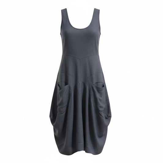 linen dress — paula pj020
