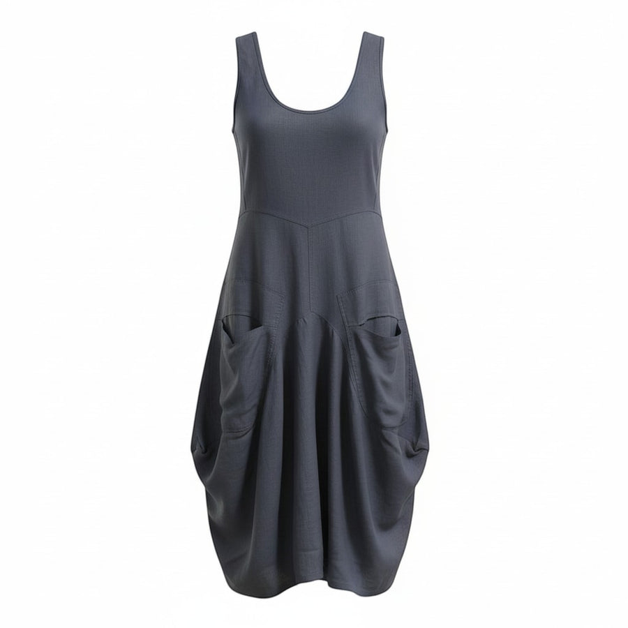linen dress — paula pj020