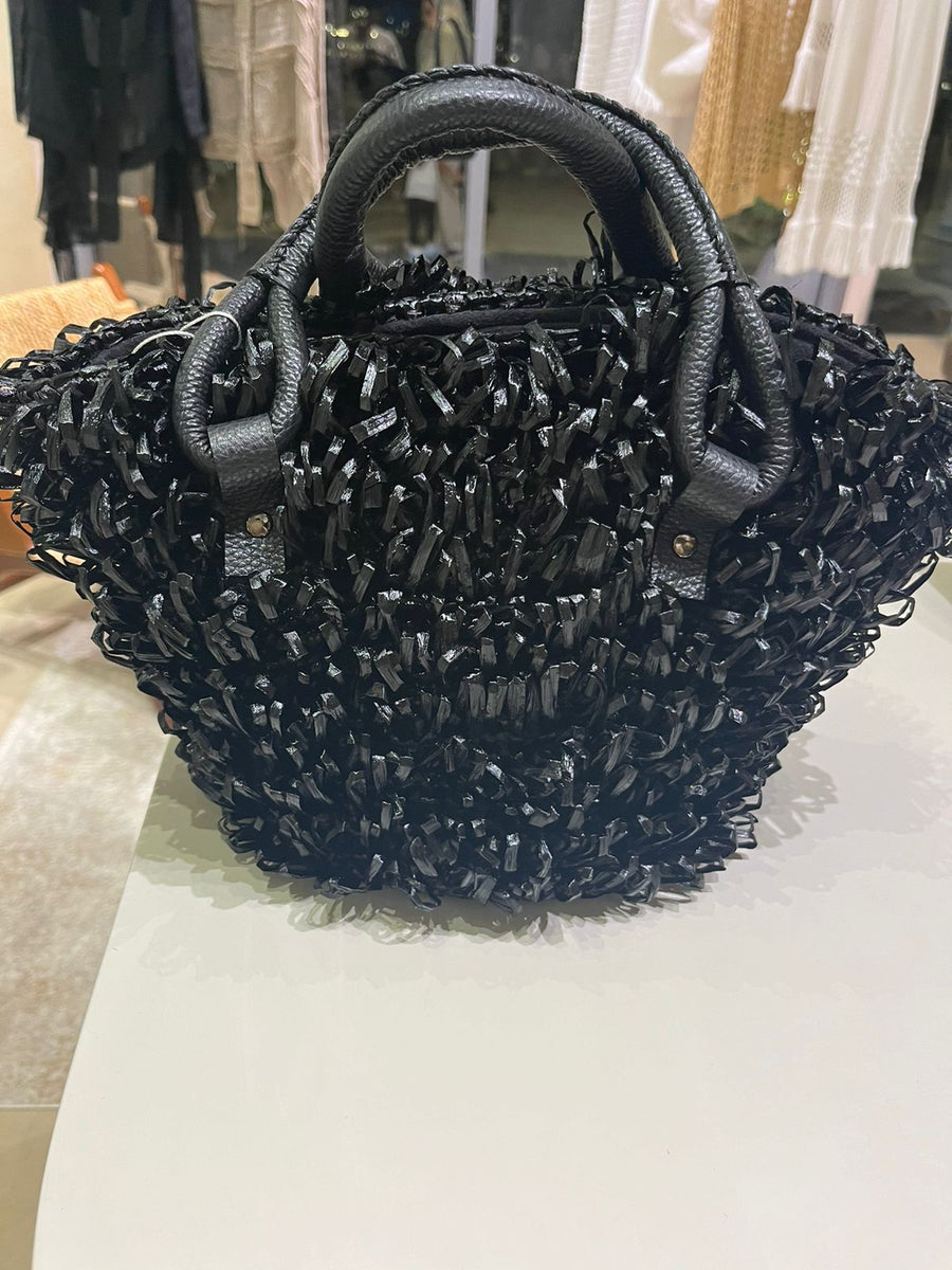 black mini basket