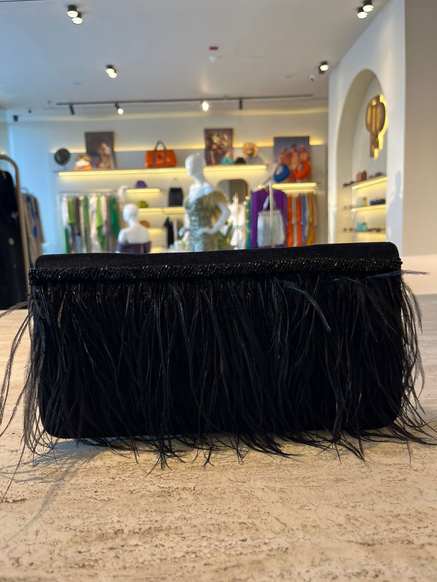 Coast Feather Clutch