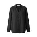 linen shirt v with button