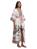 Bohemian Embroidered Tassel Kimono