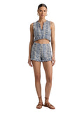 Fringe Woven Crop Top