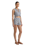Fringe Woven Crop Top
