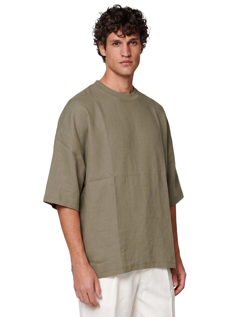 Estate Slim Linen Tee