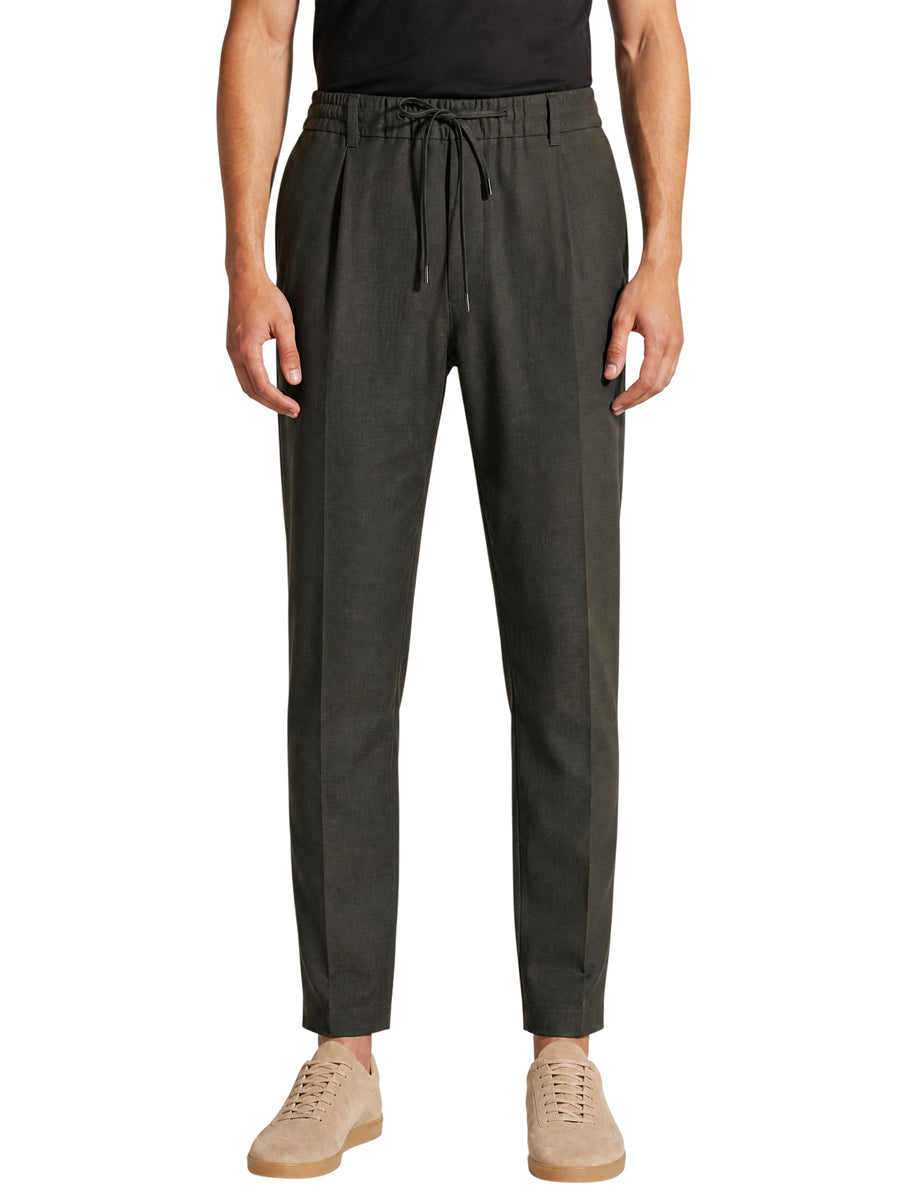 Tapered Drawstring Trousers
