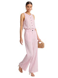 Pinstripe Linen Set