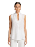 Linen Open Vest