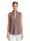 Linen Open Vest