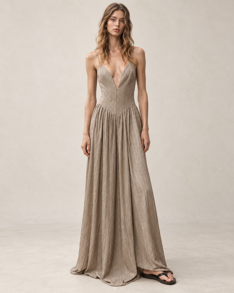 The Sienna Pleated Dress
