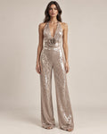 The Rosette Sequin Jumpsuit