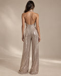 The Rosette Sequin Jumpsuit