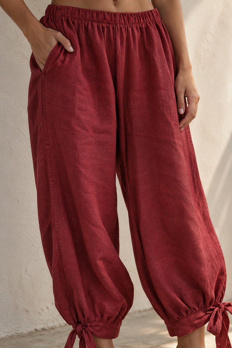 The Tie-Hem Pants