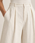 The Noir Pinstripe Set