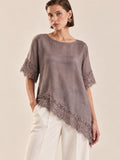 The Midnight Lace Blouse