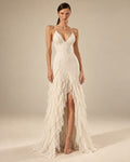 The Ivory Lace Cascade Gown