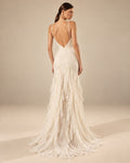The Ivory Lace Cascade Gown