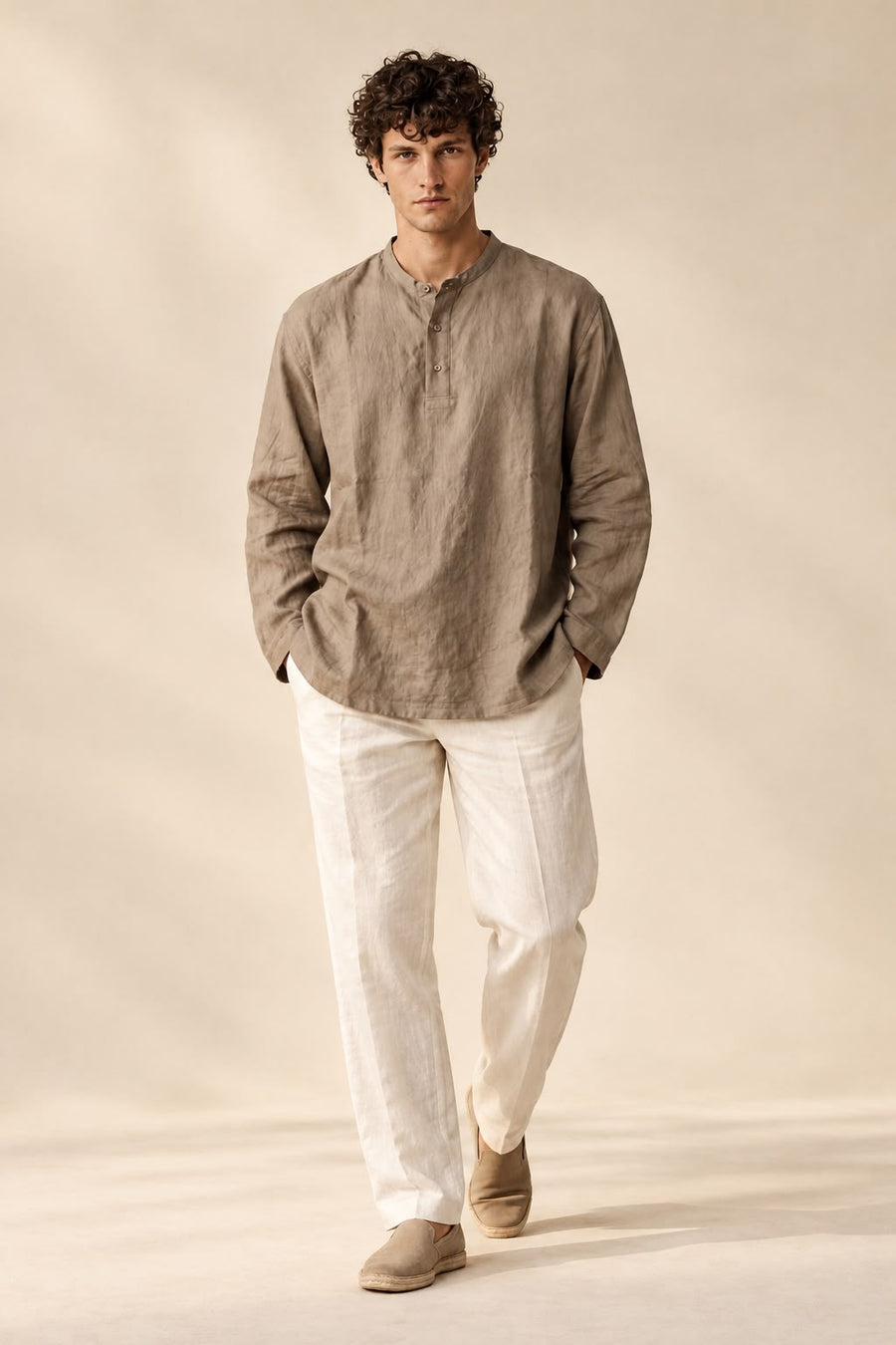 Capri Heavy Linen Tee