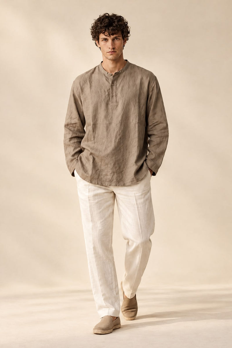 Capri Heavy Linen Tee