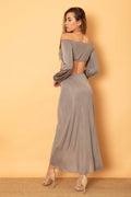 Atalanta gathered midaxi skirt