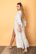 hermione frill maxi kimono