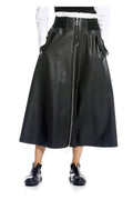 leather skirt