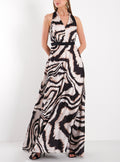Satin Maxi Size Dress