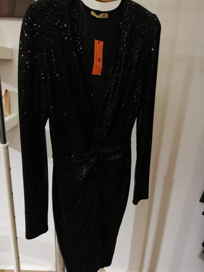 Short V-neck Dress